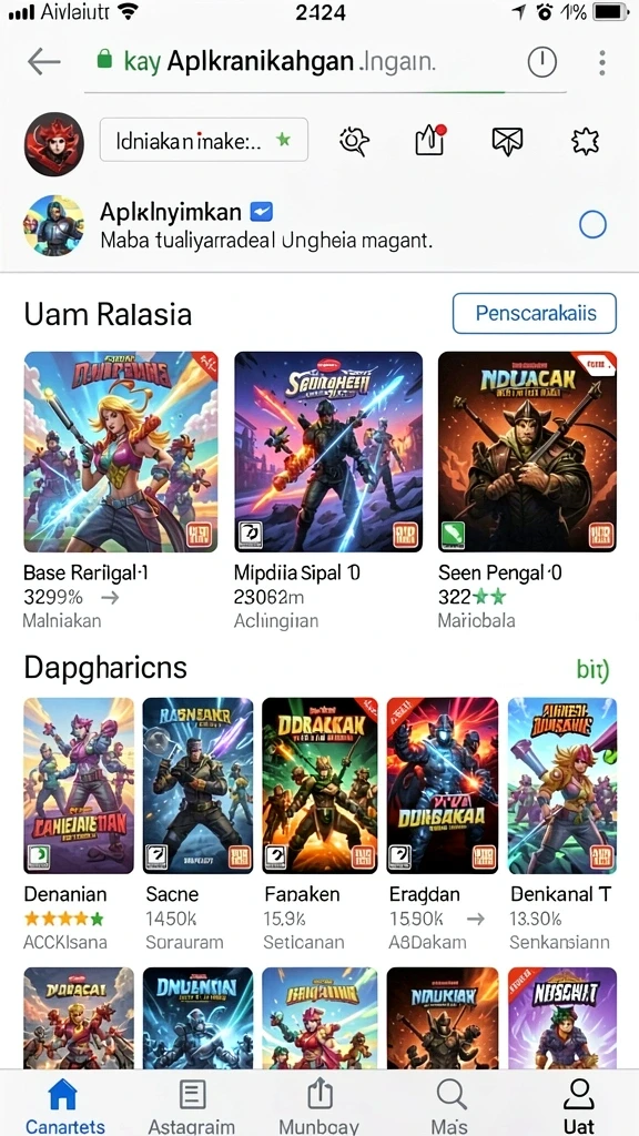 Screenshot megahoki nomor 1